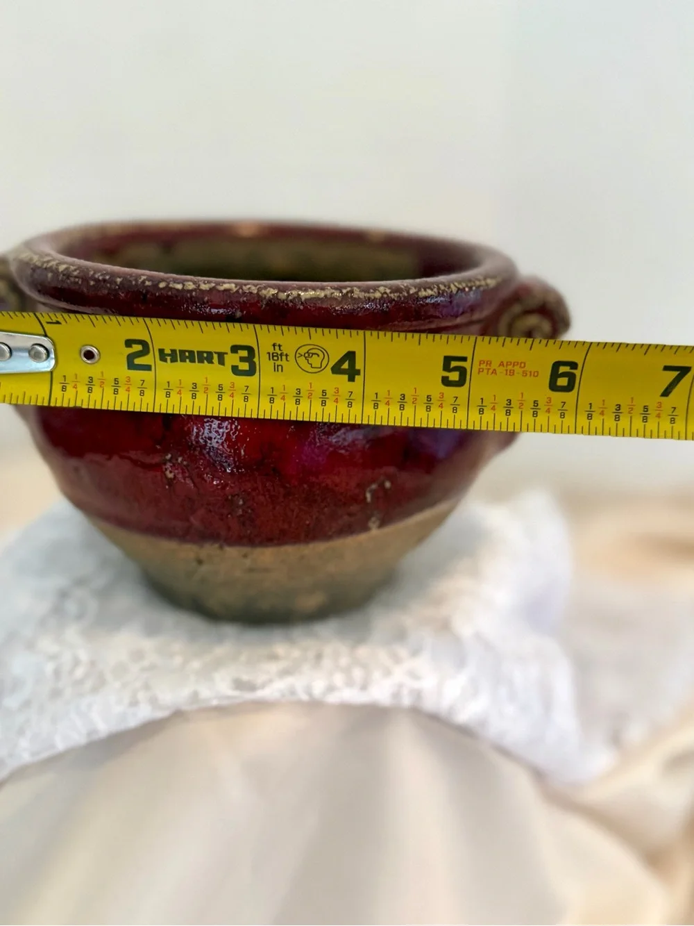 Vintage Danish Studio Pottery Planter with Rustic Accent